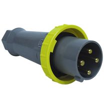 Plugue Industrial Sobrepor Macho Tripolar 63A 130V Amarelo S3574 Steck