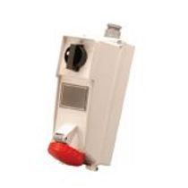 Tomada Sobrepor Fêmea 3 Polos + Terra 32A 440V Vermelho 6H S4206BM Steck