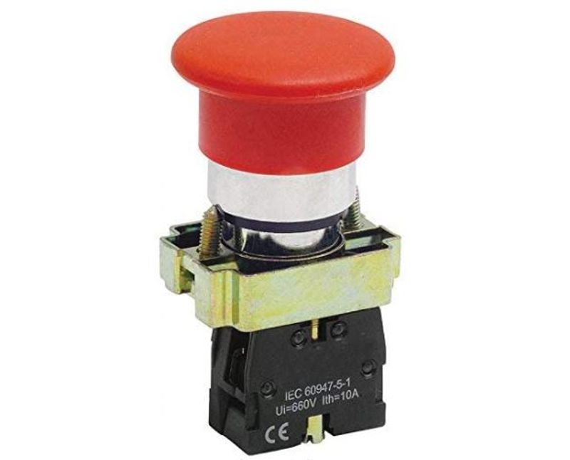 Front Bot Cogumelo 40mm Vermelho Gir Destrav SLPFN1R4NF