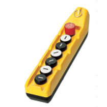 Botoeira Pendente Montada 6 Botões Termoplástico 6 Oper PL07D2 Steck