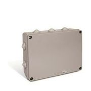 Caixa Passagem Termoplástico Redondo Cinza 234X174X90mm SEV231 Steck