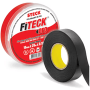 Fita Isolante Preto 19mm 20M Pvc 0,18mm 0-90Grc 750V SFT1820 Steck