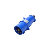 Plugue Industrial Movel Macho 3 Polos + Terra 16A 250V Azul S4079 Steck