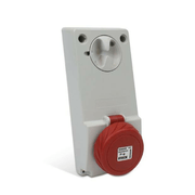 Tomada Embutir 3 Polos + Terra 32A 415V Vermelho 6H QUA4246B Steck