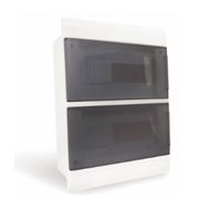 Quadro Distribuição Termoplástico Branco Embutir 24 Disjuntor 277X335X68mm Sem Barramento SCM24TBR Steck