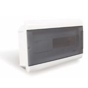 Quadro Distribuição Termoplástico Branco Embutir 16 Disjuntor Sem Barramento SCM16TBR Steck