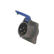 Tomada Embutir 3 Polos + Terra 16A 440V Vermelho SN4046 Steck