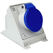 Tomada Azul 3 Polos + Terra 32A 200-250V SS4209B Steck