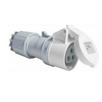 Tomada Externa Fêmea 2 Polos + Terra 16A 42V Branco S283 Steck