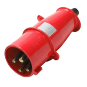 Plugue Industrial 3 Polos + Terra 32A 380-440V Vermelho N4273W Steck