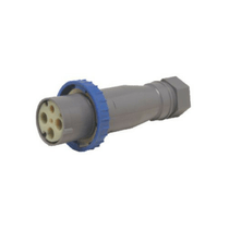 Plugue Industrial Fêmea 3 Polos + Terra 63A 690V Cinza SN4575 Steck