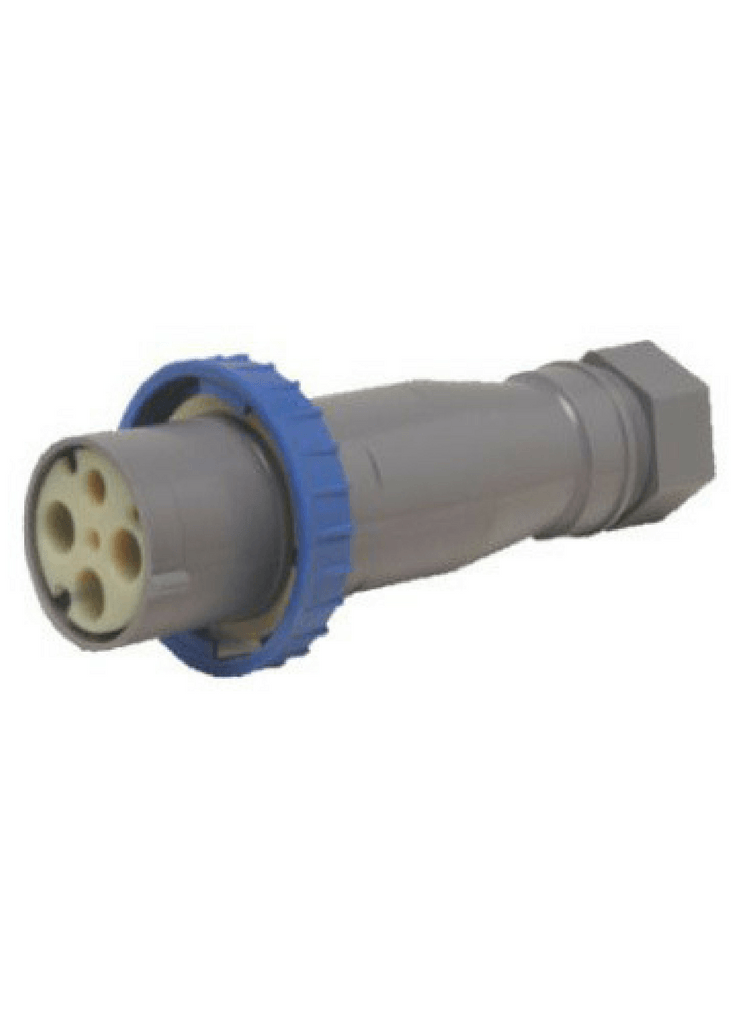 Plugue Industrial Fêmea 3 Polos + Terra 63A 690V Cinza SN4575 ...
