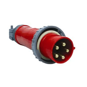 Plugue Industrial 2 Polos + Terra 16A 380-440V Vermelho N3079W Steck
