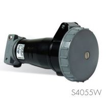 Tomada Externa Fêmea 3 Polos + Terra 125A 690V Preto S4655W Steck