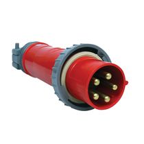 Plugue 3 Polos + Terra 200A 600V 5H Preto S4875 Steck