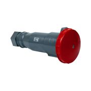 Acoplamento 3 Polos + Terra 63A 110/130V 4H Amarelo S4554 Steck