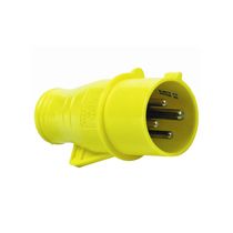Plugue 3 Polos +T+N 32A 110/130V 4H Amarelo S5274 Steck