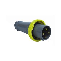Plugue Industrial 3 Polos + Terra 125A 220V Azul S3676 Steck