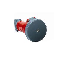 Plugue Industrial Movel Macho 2 Polos +N 63A 380-440V Vermelho S3559W Steck