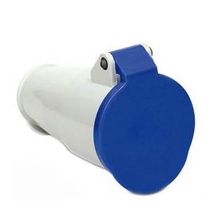 Tomada Externa Fêmea 3 Polos + Terra 16A 220-250V Azul 9H N4059W Steck