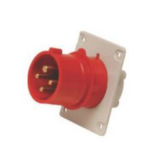 Plugue Industrial Embutir Macho Pa 3 Polos + Terra 16A 380-440V Vermelho NN4046 Steck