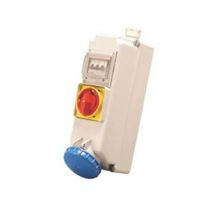 Tomada Sobrepor Fêmea 5 Polos 63A 250V Azul 9H Com Bloqueio Mecânico S5509D Steck