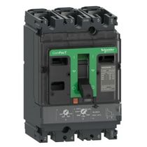 Disjuntor Caixa Moldada Tripolar Térmico/Magnético Fixos 415VCA 50A 70KA Compact C10H3Tm050 Schneider