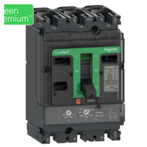 Disjuntor Caixa Moldada Tripolar Térmico/Magnético Fixos 415VCA 160A 25KA Compact C16B3Tm160 Schneider