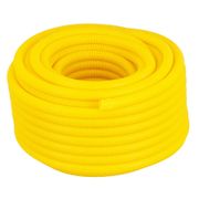 Eletroduto Flexível Não Metálico Conduite Corrugado PVC Amarelo 25mm 14210253 - TIGRE