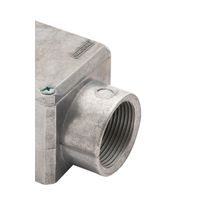 Condulete Alumínio C 1.1/2" BSP Com Tampa Sem Vedação Sem Pintura 56101305 Tramontina