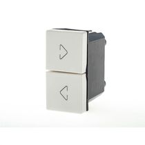 Módulo Interruptor 2 Tecla Pulsador Ver Embutir 250V Branca Pial  612017BC Pial Plus+