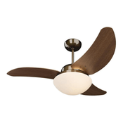 Ventilador Teto 3 Pás Com Luminária 130 W 1100 Mm 127 V Cobre - 51011042 - TRON