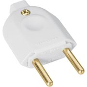 Plugue Macho 2P 10A/250V Branco 57402102 Tramontina