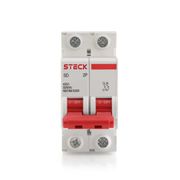 Disjuntor Mini Bipolar 10A 230/400VCA Curva C 6KA SDZD62C10 Steck