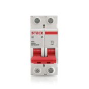 Disjuntor Mini Bipolar 25A 230/400VCA Curva C 6KA SDZD62C25 Steck