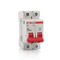 Disjuntor Mini Bipolar 2A Curva B 3KA SDD62B02 Steck