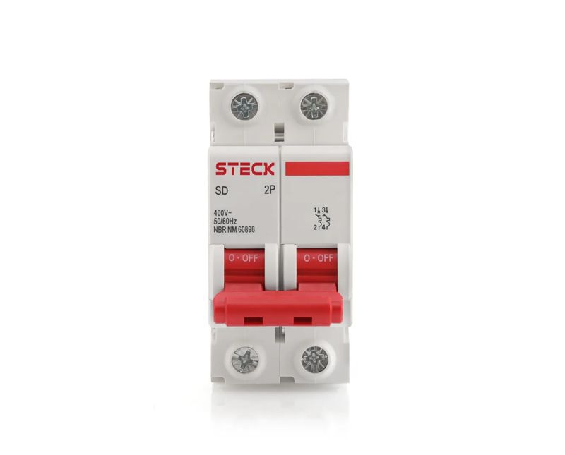 Disjuntor Mini Monopolar 70a C 4,5KA SD61C70 Steck