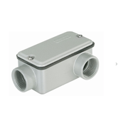 Condulete Alumínio C 3/4" BSP Cinza Com Tampa Com Vedação E002020030 Wetzel