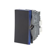 Módulo Interruptor Predial 1 Tecla Simples Embutir 250 V 10A Preta Borne Automático Plus+ 611010PT Pial Legrand