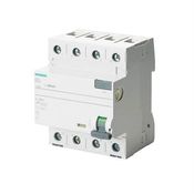 Interruptor Diferencial Residual Tetrapolar 400VCA 25A 30Ma 5SV53420MB Siemens
