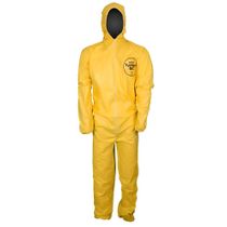 Macacão Tychem Qc Amarelo Com Capuz Com Ziper XXG QC127T D14651143 - DUPONT