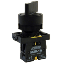 Chave Comut Seletor 2 Pos Knob Longo 220V P20SLR2B1A - Metaltex