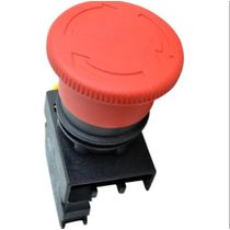 Botão Cogumelo 30mm Vermelho 22,5mm Trava SLPFN1R3 Steck