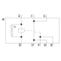 Rele Interface Plug In 230V 16A Com Led 1 Reversível Lzsrt3A4T30 Siemens