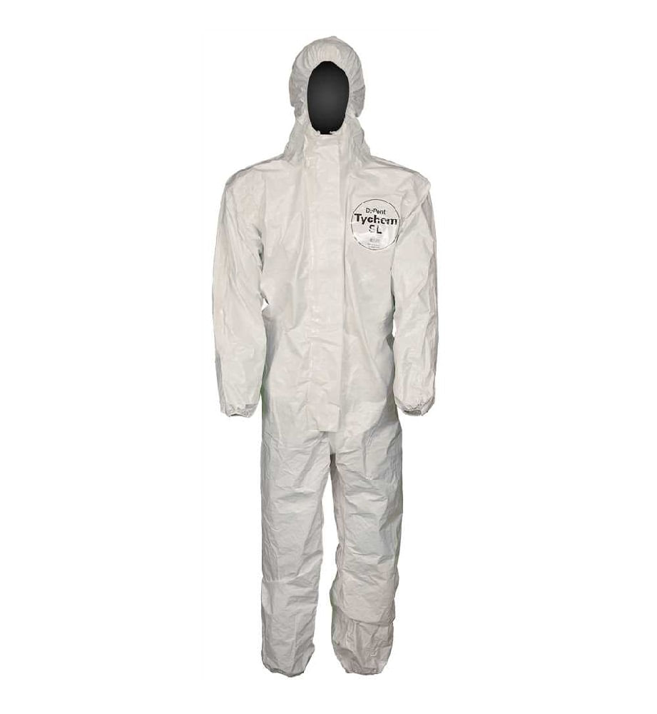 Macacao Tychem Sl Branco Com Capuz Tamanho Xxxg SL127TWH3X00062K