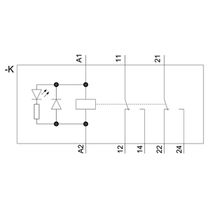 Rele Interface Plug In Lzsrt4B4L24 Siemens
