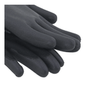 Luva De Segurança Tricotada Nylon Preta Tam 9 | Dimensional | mãos sobrepostas