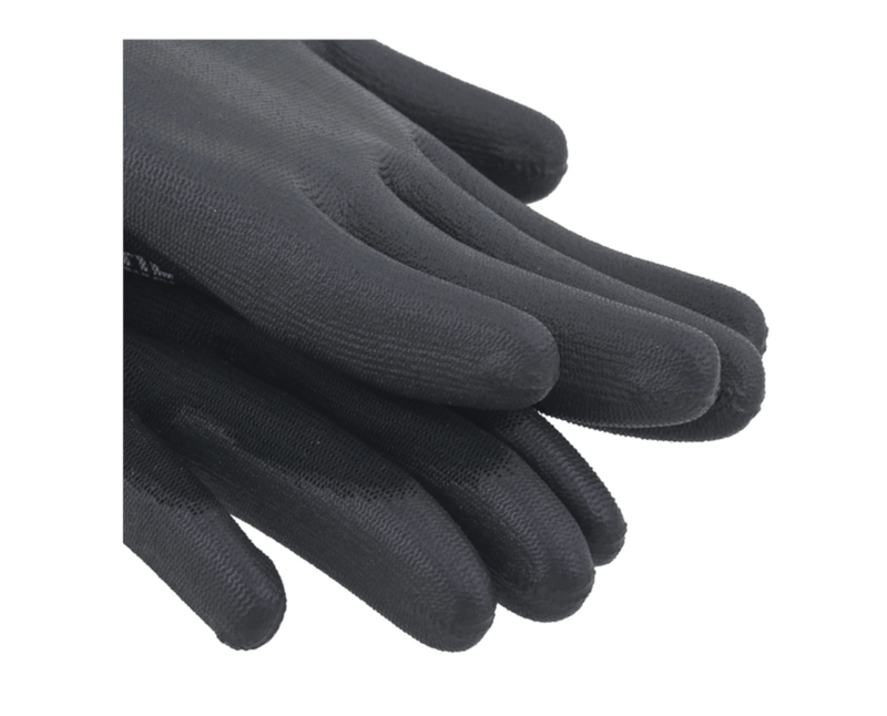 Luva De Segurança Tricotada Em Nylon Preta Flextáctil DA12100PT