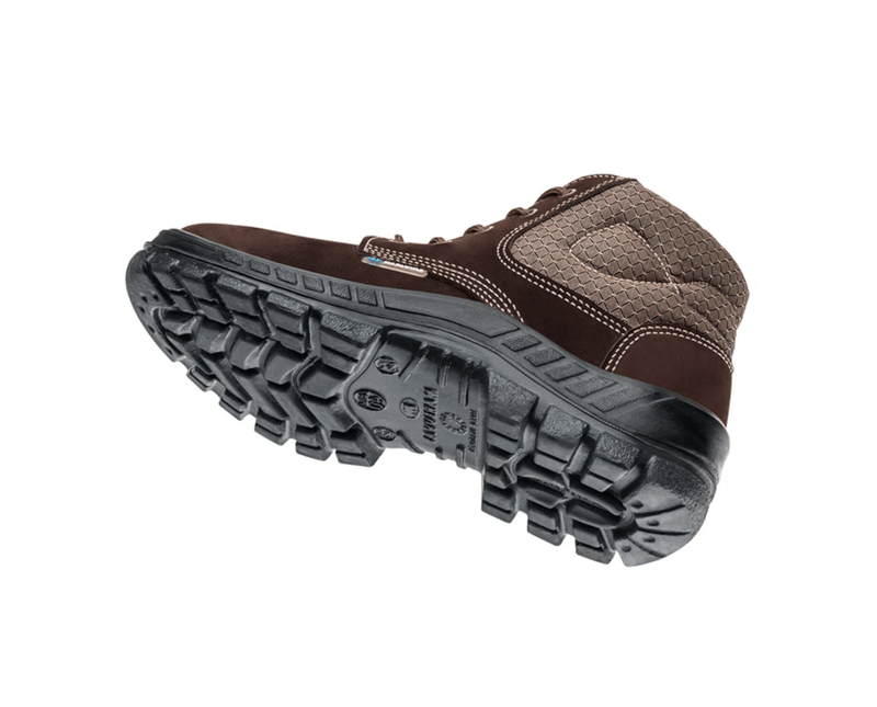 Bota de Segurança Nubuck Marrom Café com BiqueiraTamanho 40 - Abaixo