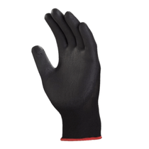 Luva De Segurança Tricotada Em Nylon Preta Flextáctil DA12100Preta Tamanho 7 Danny